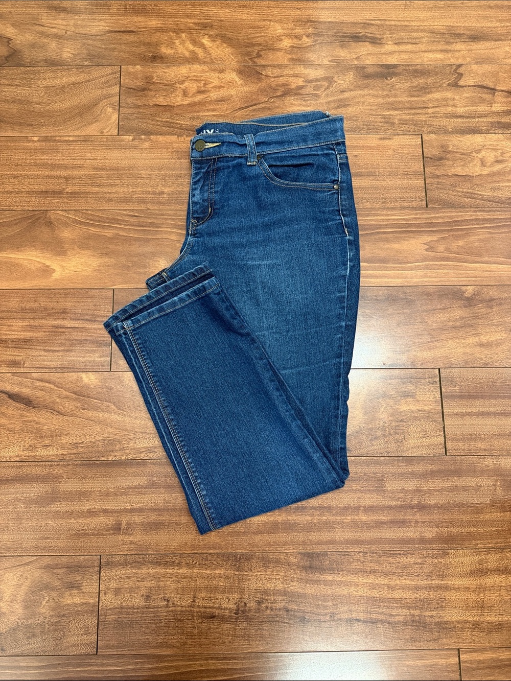 New York & Company Dark Blue Skinny Jeans